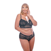 Sex & Mischief Brat Crop 47 cm with Rose Gold Tip Whips & Paddles